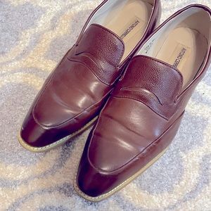 Brown loafers